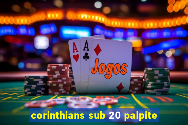 corinthians sub 20 palpite